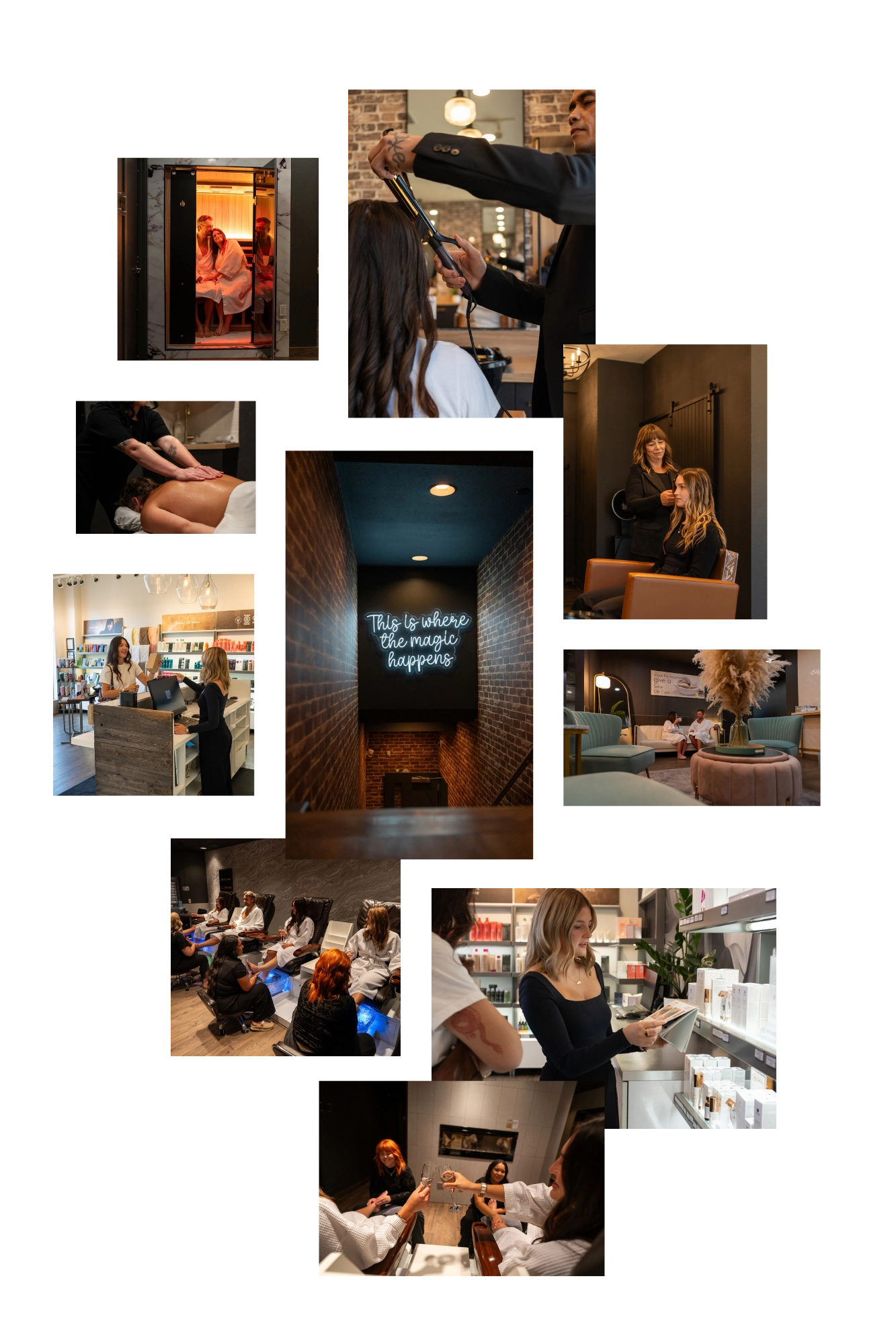 Safari Spa Collage